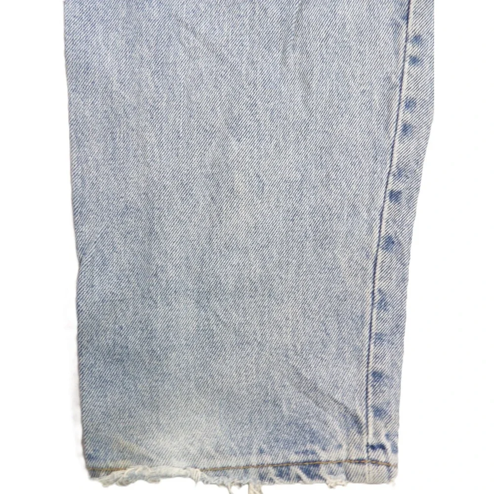VTG Levis 560 Jeans Men 30x32 Made in USA Light Wash Loose Fit Tapered Blue 90s